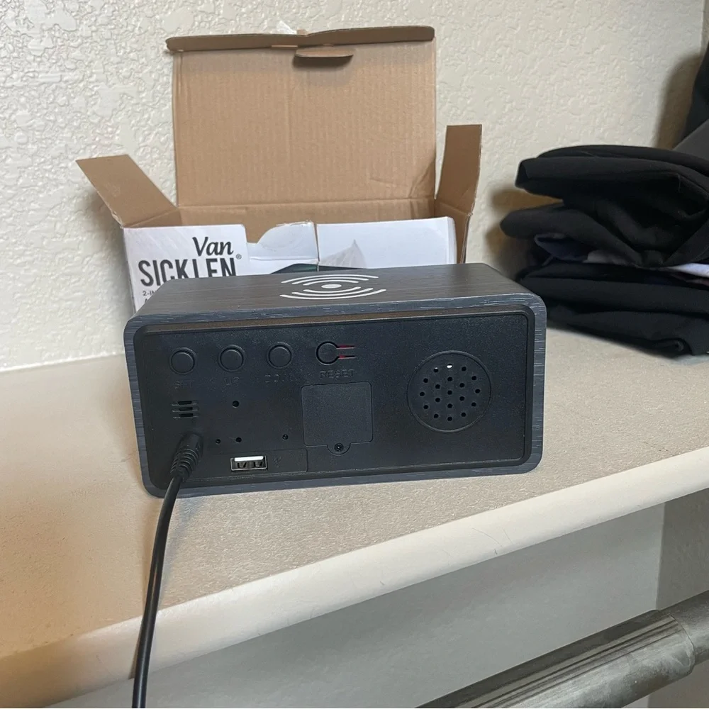Black Tablet Charger with Compact Design